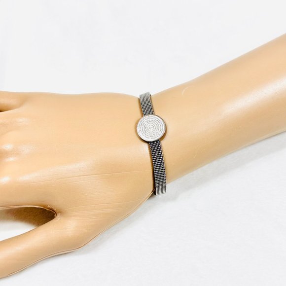 Our Father Prayer Mesh Band Bracelet - Picture 4 of 7